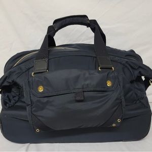 Stella McCartney Lesportsac Rolling Duffel Carry On Travel Suitcase wheels